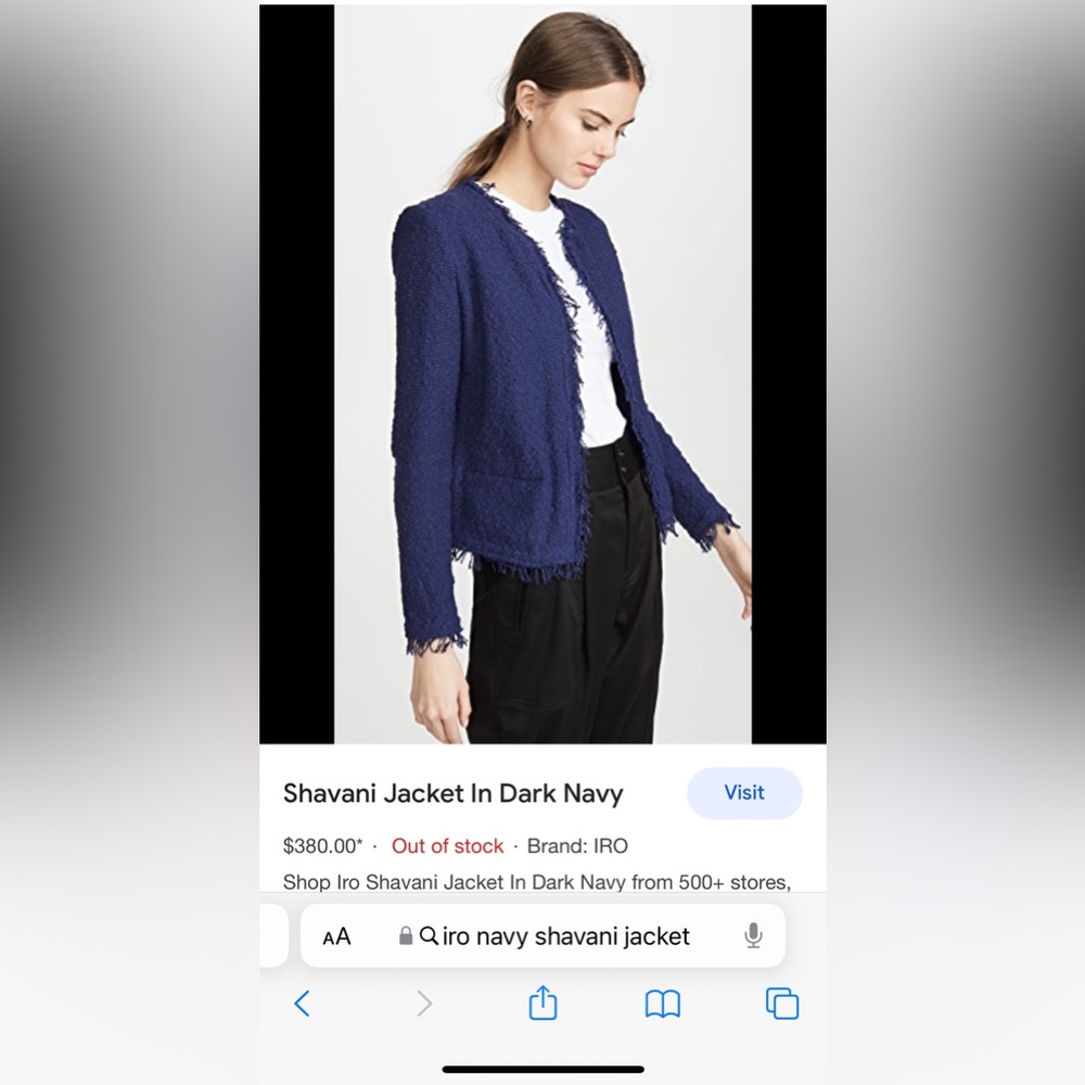 Shavani Open-Front Boucle Jacket